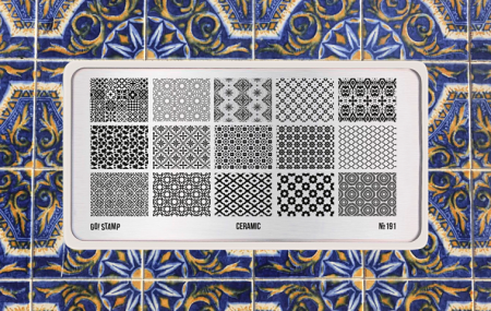 Пластина для стемпинга Go Stamp №191 Ceramic