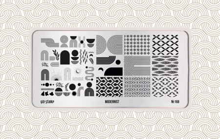 Пластина для стемпинга Go Stamp №168 Modernist