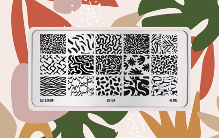 Пластина для стемпинга Go Stamp №193 So Fun