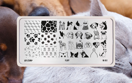 Пластина для стемпинга Go Stamp №161 Fluff