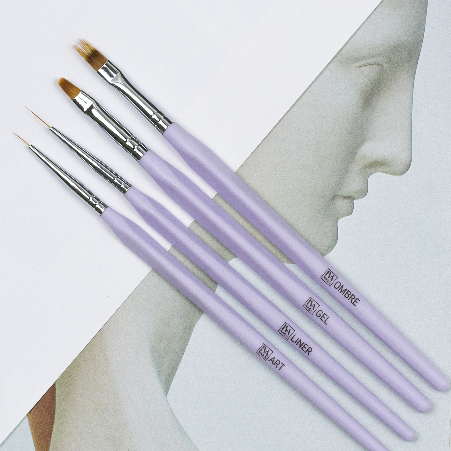Кисть для дизайна LINER, Iva Nails