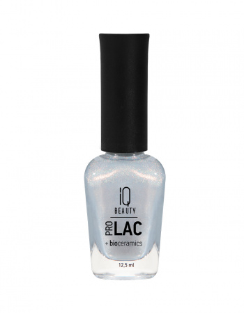 Лак для ногтей IQ Beauty №050 профессиональный укрепляющий с биокерамикой PROLAC, 12.5 мл.