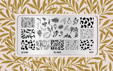 Пластина для стемпинга Go Stamp №237 Fall magic