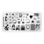 Пластина для стемпинга ParisNail, 6*12 см., PNS-008