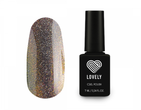 Гель-лак LOVELY магнитный со светоотражающими частицами Magic Eyes №01, 7 мл.